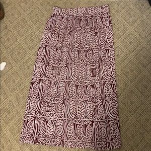 Maxi skirt from the Loft